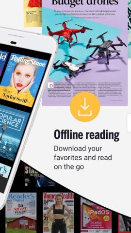 Readly Magazines & Newspapers для Android — скриншот 2