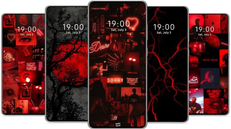 Красные обои для Android — скриншот 1