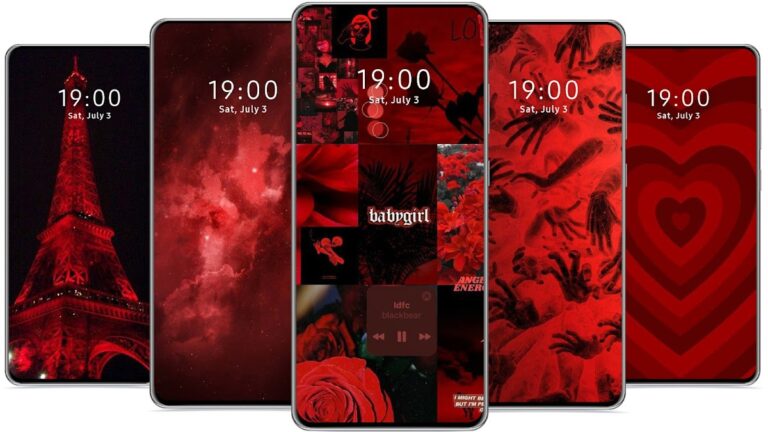 Красные обои для Android — скриншот 2