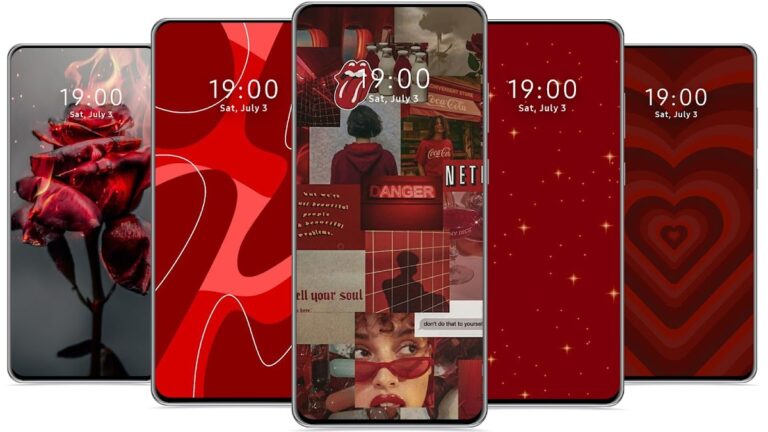 Красные обои для Android — скриншот 5