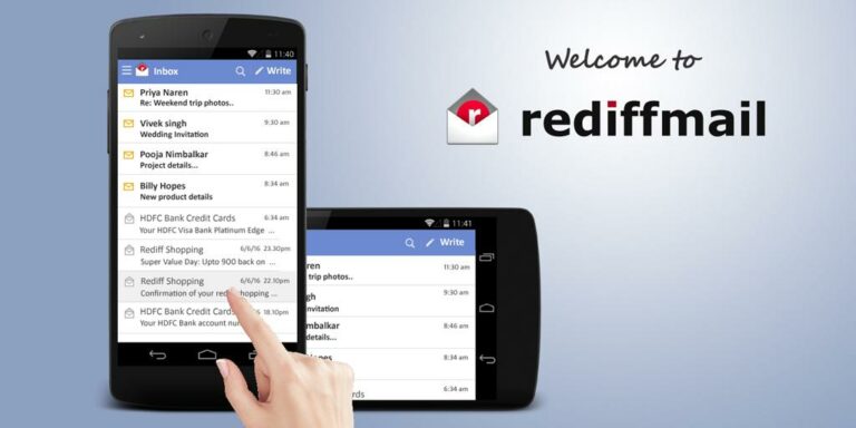 Rediffmail Professional для Android — скриншот 1