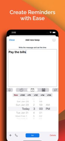 Напоминания и задачи – Beep Me для iOS — скриншот 3