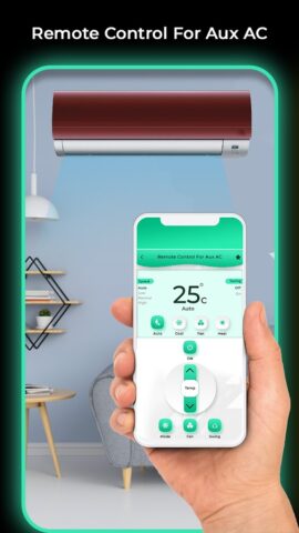 Remote Control For Aux AC для Android — скриншот 2
