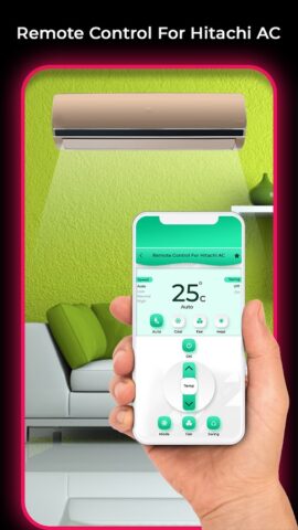 Remote Control For Hitachi AC для Android — скриншот 1