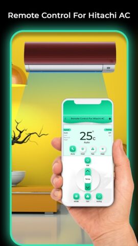 Remote Control For Hitachi AC для Android — скриншот 2