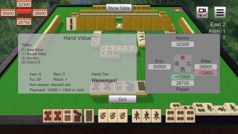 Riichi Mahjong — скриншот 4