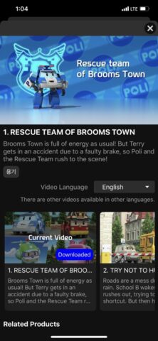 Robocar POLI: Official Video для iOS — скриншот 3