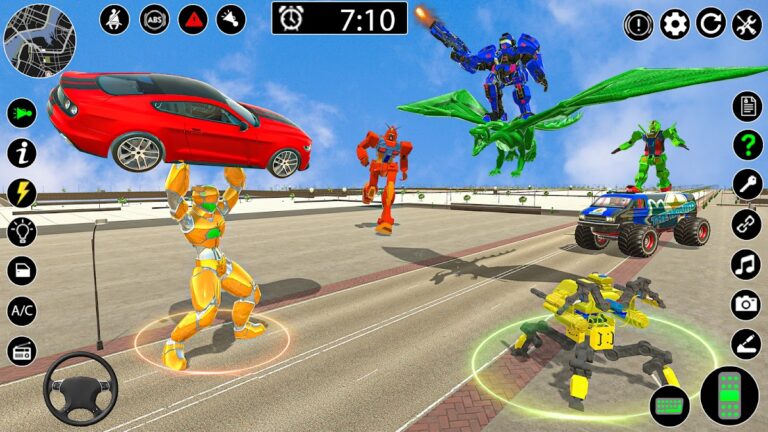 Robot Car Simulator Game — скриншот 2