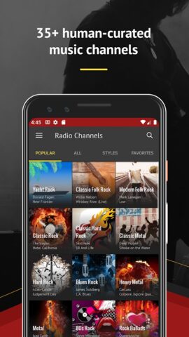 Rock Radio для Android — скриншот 1