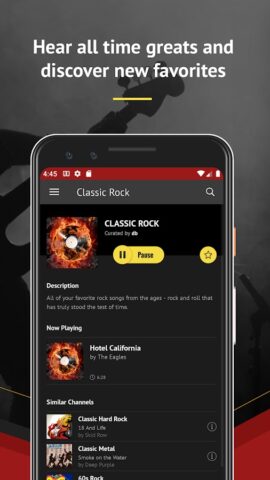 Rock Radio для Android — скриншот 2