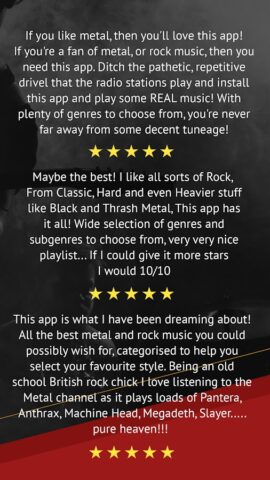 Rock Radio для Android — скриншот 5