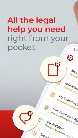 Rocket Lawyer Legal & Law Help для Android — скриншот 1