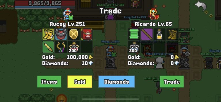 Rucoy Online — MMORPG для iOS — скриншот 5