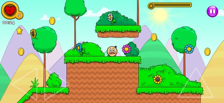 Бегущий красный шарик 2 для iOS — скриншот 2