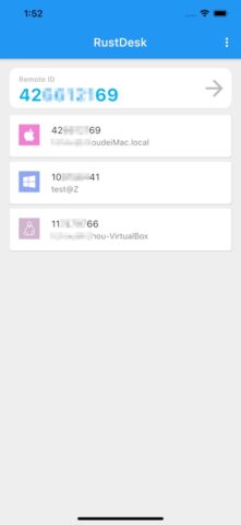 RustDesk Remote Desktop — скриншот 1