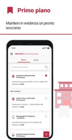 SALUTILE Pronto Soccorso для Android — скриншот 2
