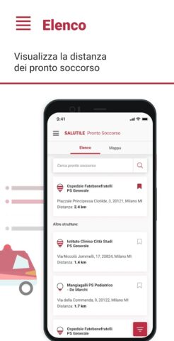 SALUTILE Pronto Soccorso для Android — скриншот 4