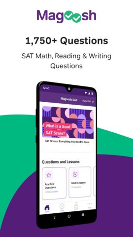 SAT Prep & Practice by Magoosh для Android — скриншот 1