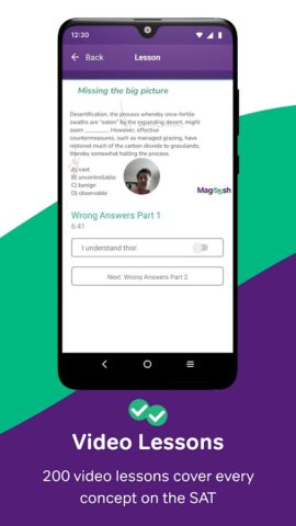 SAT Prep & Practice by Magoosh для Android — скриншот 4