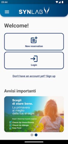 SYNLAB для Android — скриншот 1
