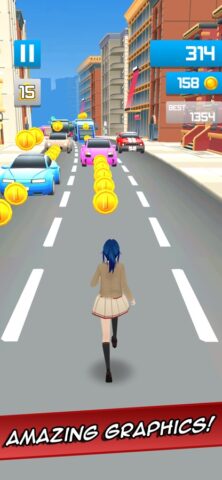 Sakura — Anime School Girl для iOS — скриншот 2