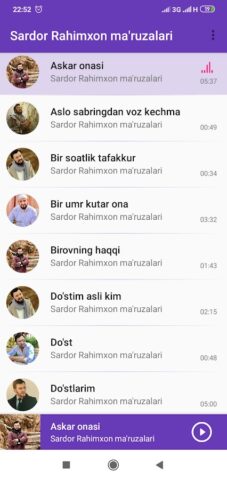Sardor Rahimxon maruzalari mp3 для Android — скриншот 1