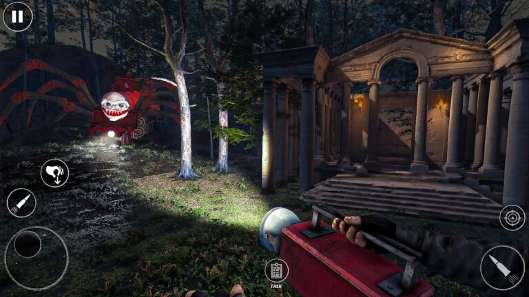 Scary Spider Monster Train Cho для Android — скриншот 1