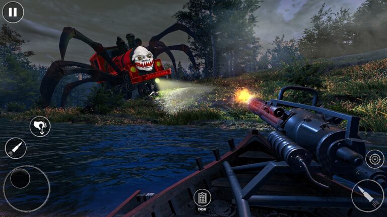 Scary Spider Monster Train Cho для Android — скриншот 2