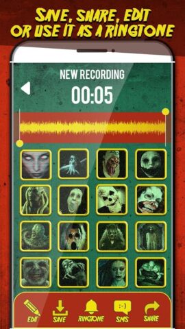 Жутко Модификатор Голоса для Android — скриншот 4