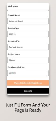School/College FrontPage Maker для Android — скриншот 4