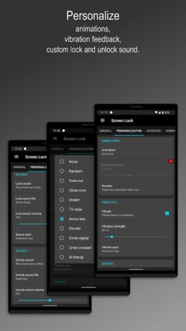 Screen Lock для Android — скриншот 3