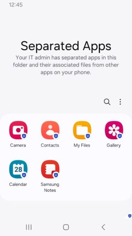 Separated Apps для Android — скриншот 1
