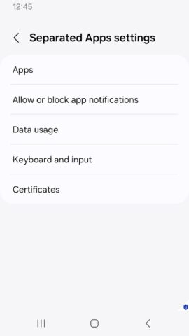 Separated Apps для Android — скриншот 4
