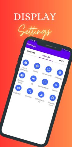 Settings App для Android — скриншот 2