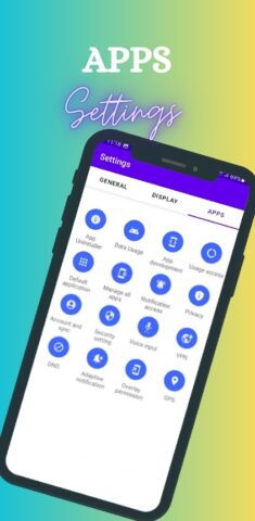 Settings App для Android — скриншот 3