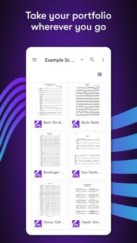 Sibelius для Android — скриншот 5