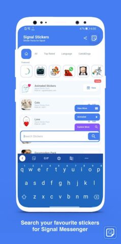 Signal Stickers для Android — скриншот 4