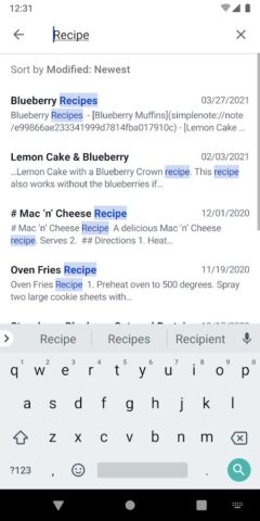 Simplenote — скриншот 5