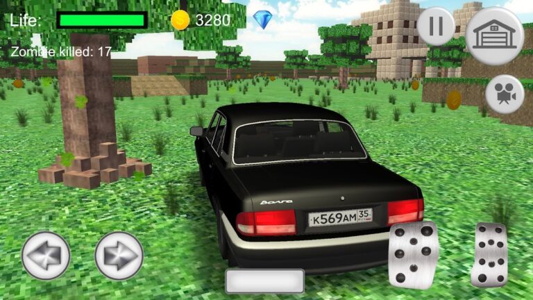 Симулятор машины ГАЗ Волга для Android — скриншот 1