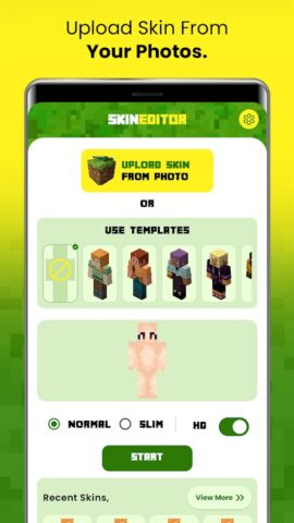 Skin Editor For Minecraft для Android — скриншот 1