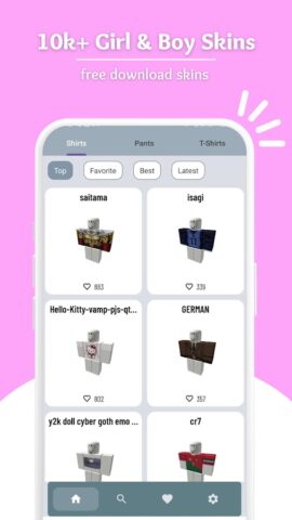 Skins Master for Roblox Shirts для Android — скриншот 2