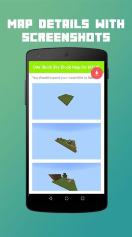 Sky Block Map for MCPE для Android — скриншот 3