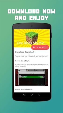 Sky Block Map for MCPE для Android — скриншот 4