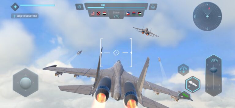 Sky Warriors: воздушные бои для iOS — скриншот 3
