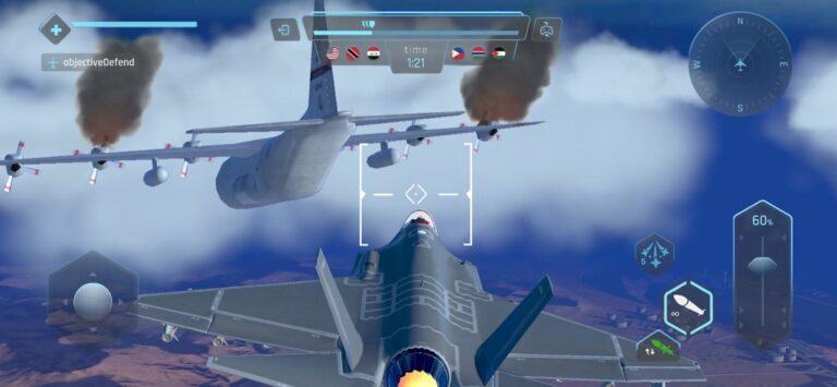 Sky Warriors: воздушные бои для iOS — скриншот 4