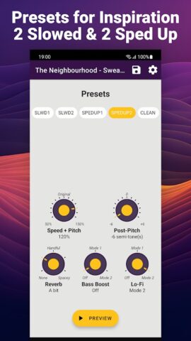 Slowed + Reverb maker: SLWD-FX для Android — скриншот 3