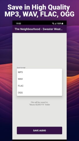 Slowed + Reverb maker: SLWD-FX для Android — скриншот 4