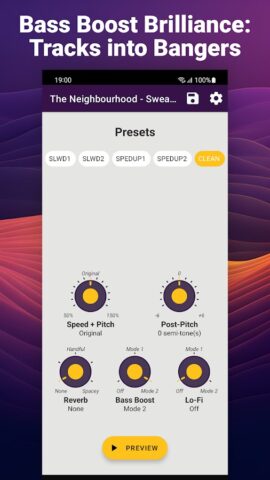 Slowed + Reverb maker: SLWD-FX для Android — скриншот 5