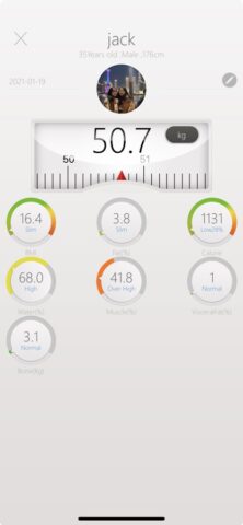 Smart Scale — Body Record Tool для iOS — скриншот 3