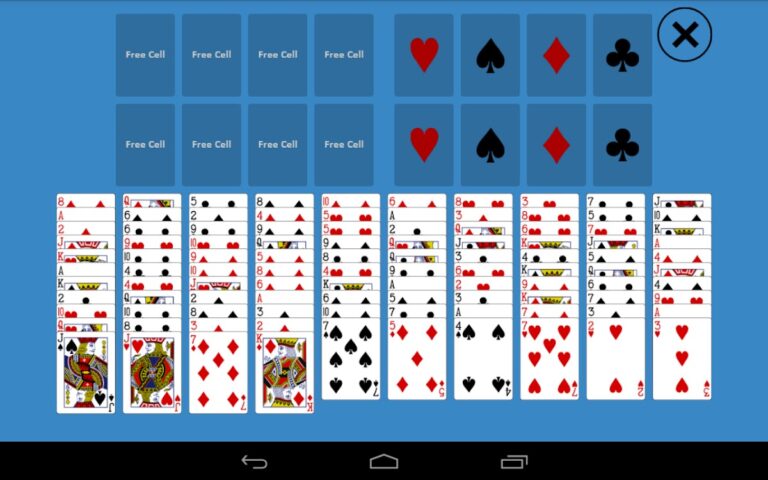 Solitaire FreeCell Two Decks для Android — скриншот 4
